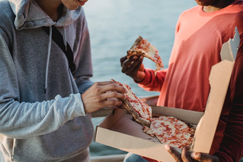  Pizza essen -- schneller Genuss