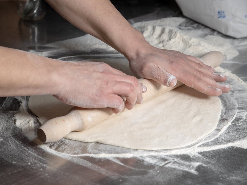 Pizzaausrollen mit welchem Mehl