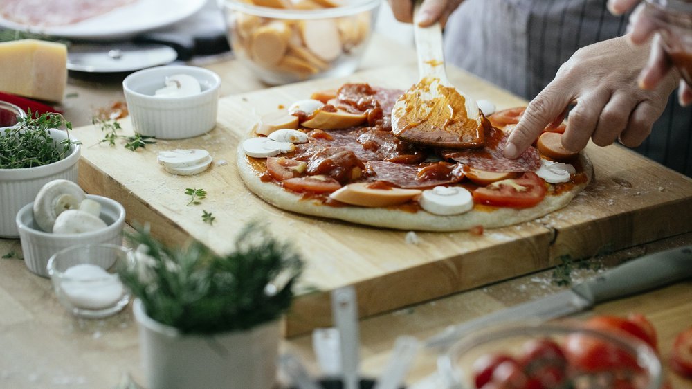 pizza mit sahne statt tomatensauce